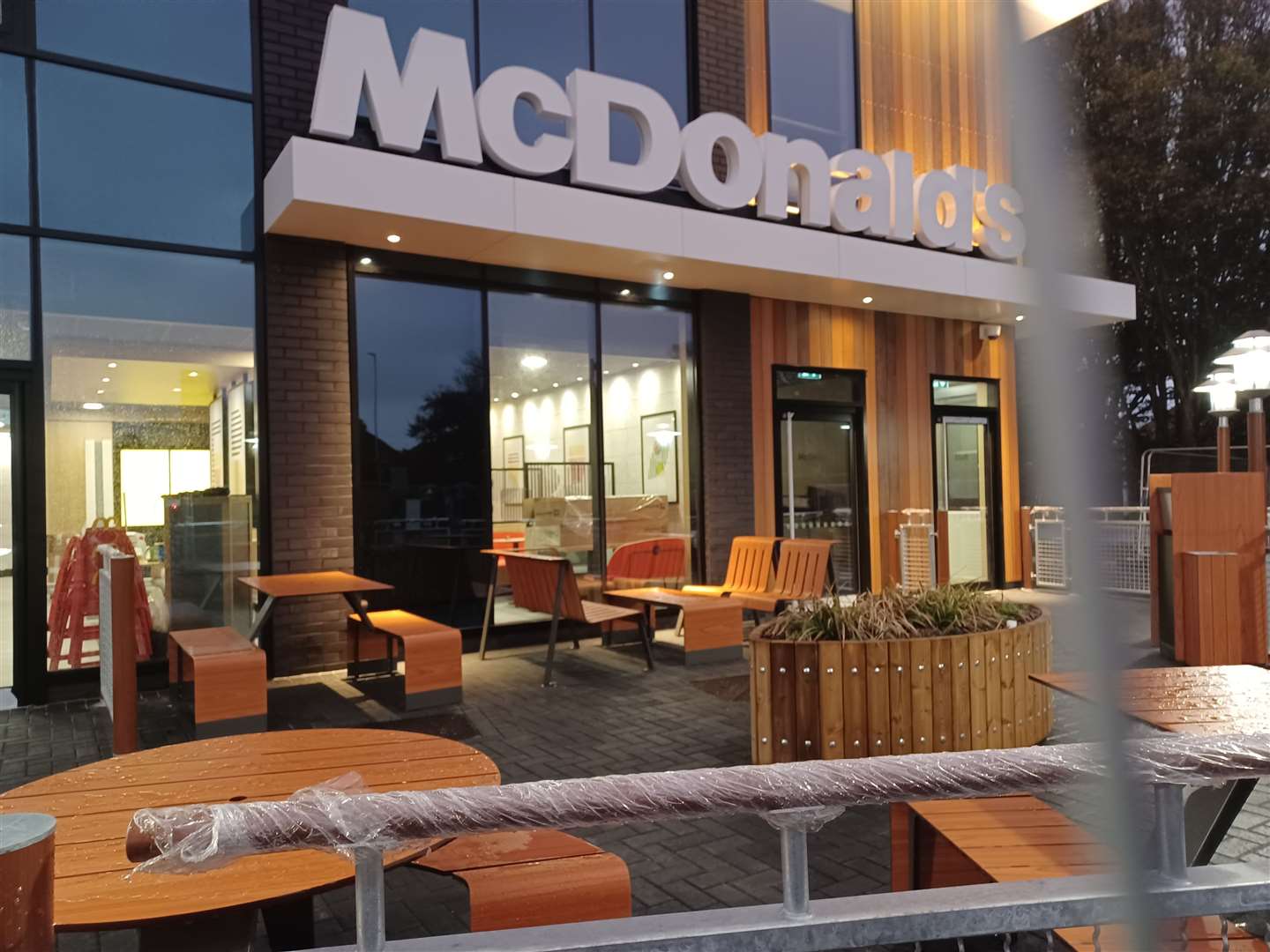 The new McDonald's in the Tesco car park in Cheriton, Folkestone, looks ready to open (60534877)