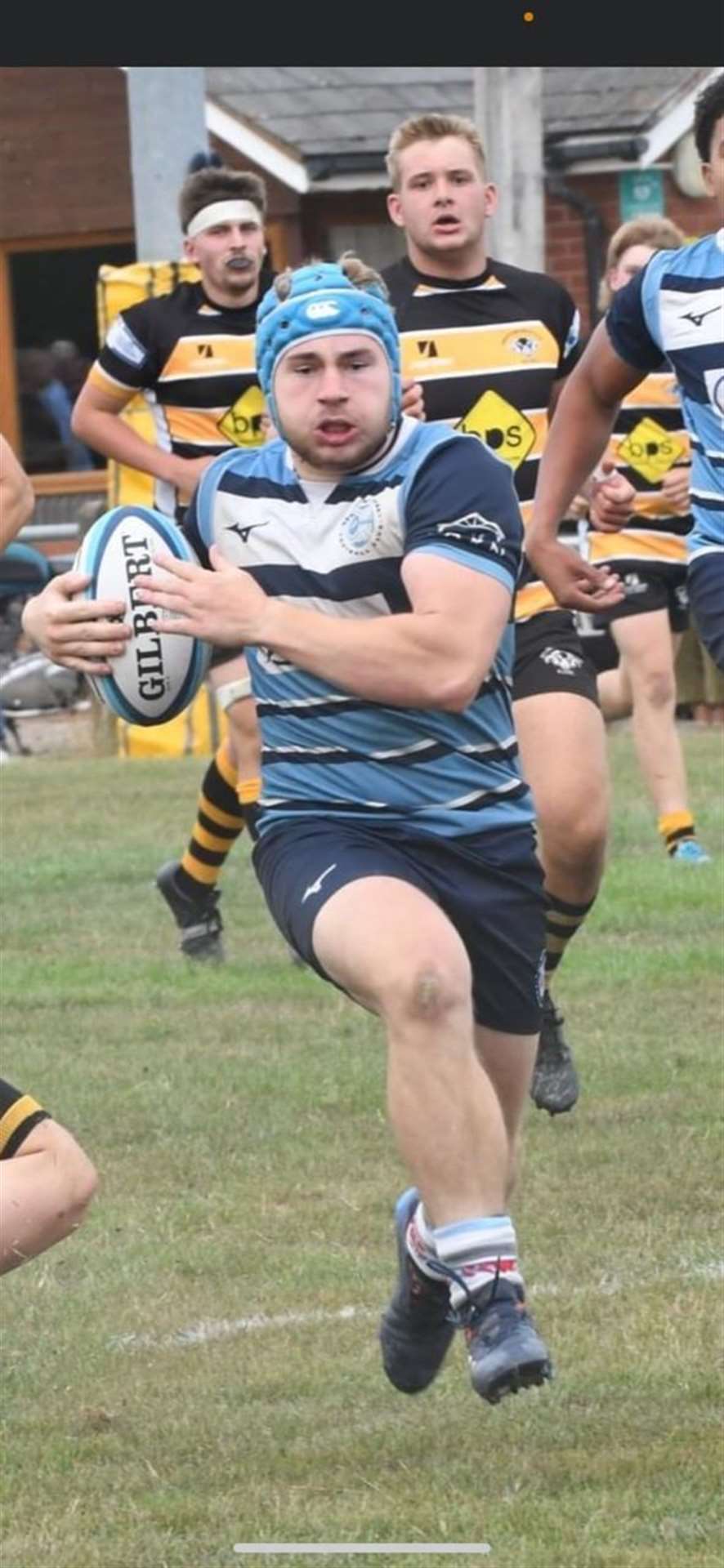 Harry Waye-Branch powers through for one of his two tries