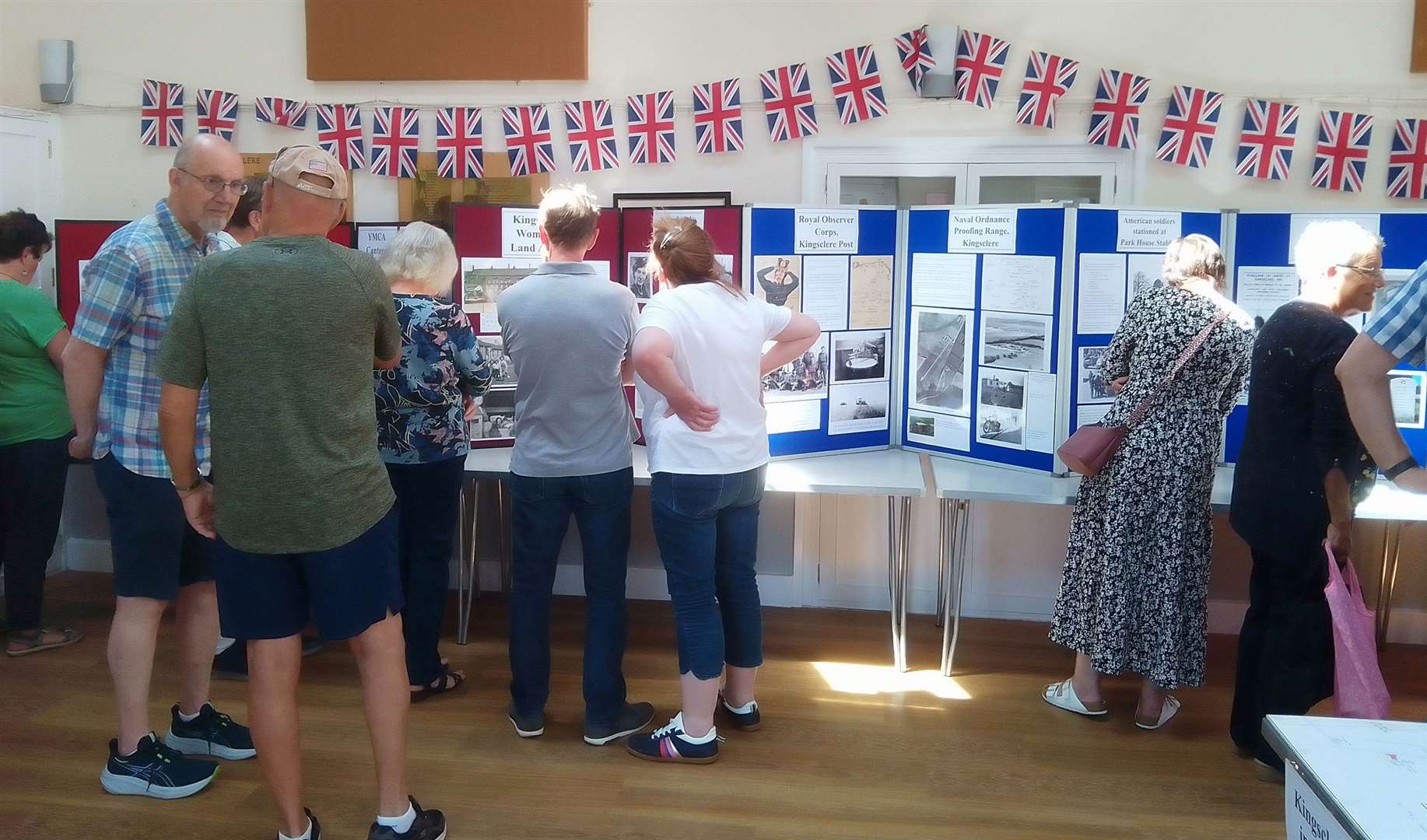 WWII exhibition held inside the Fieldgate Centre