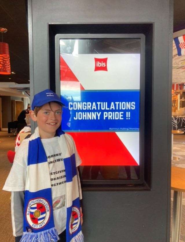 Johnny Pride at the Wembley Stadium.