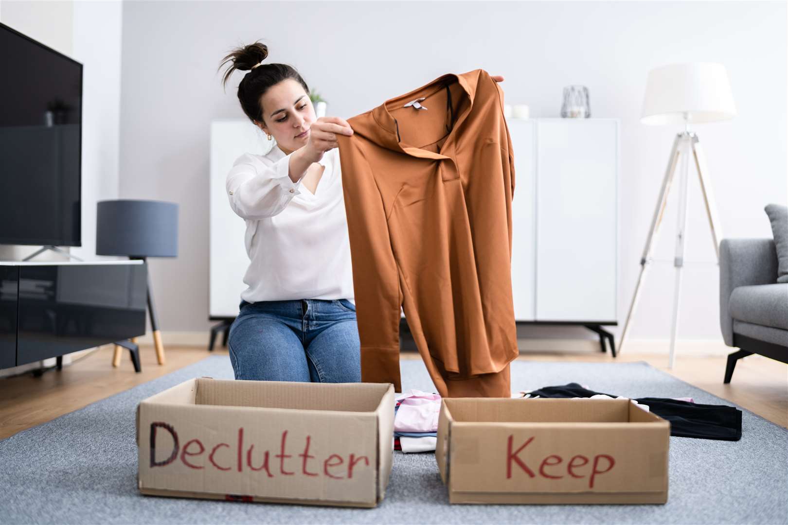 Sort out what to keep and what to throw out