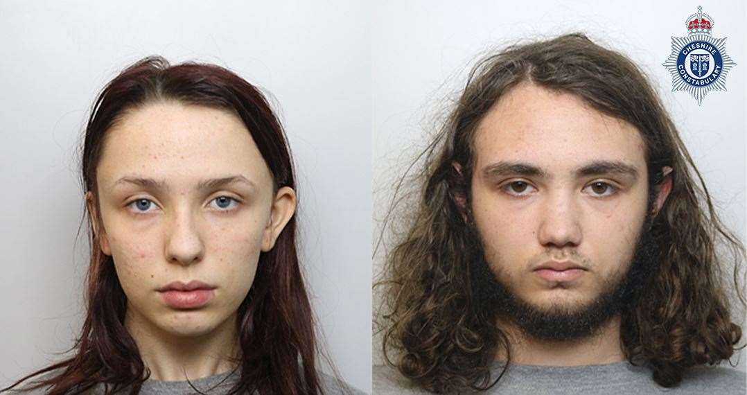 Scarlett Jenkinson and Eddie Ratcliffe were jailed for Brianna’s killing (Cheshire Police/PA)