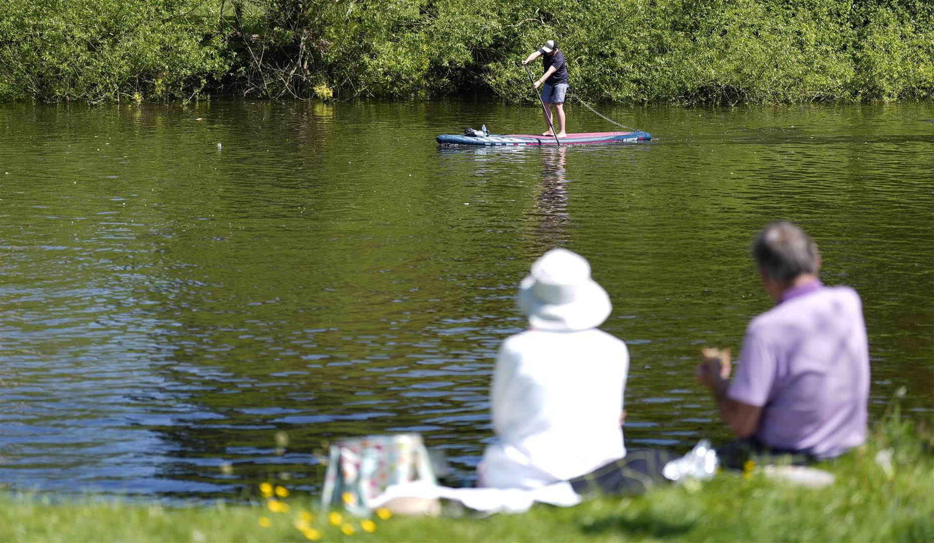 Bright, warm weather is being enjoyed across the UK (Andrew Matthews/PA)