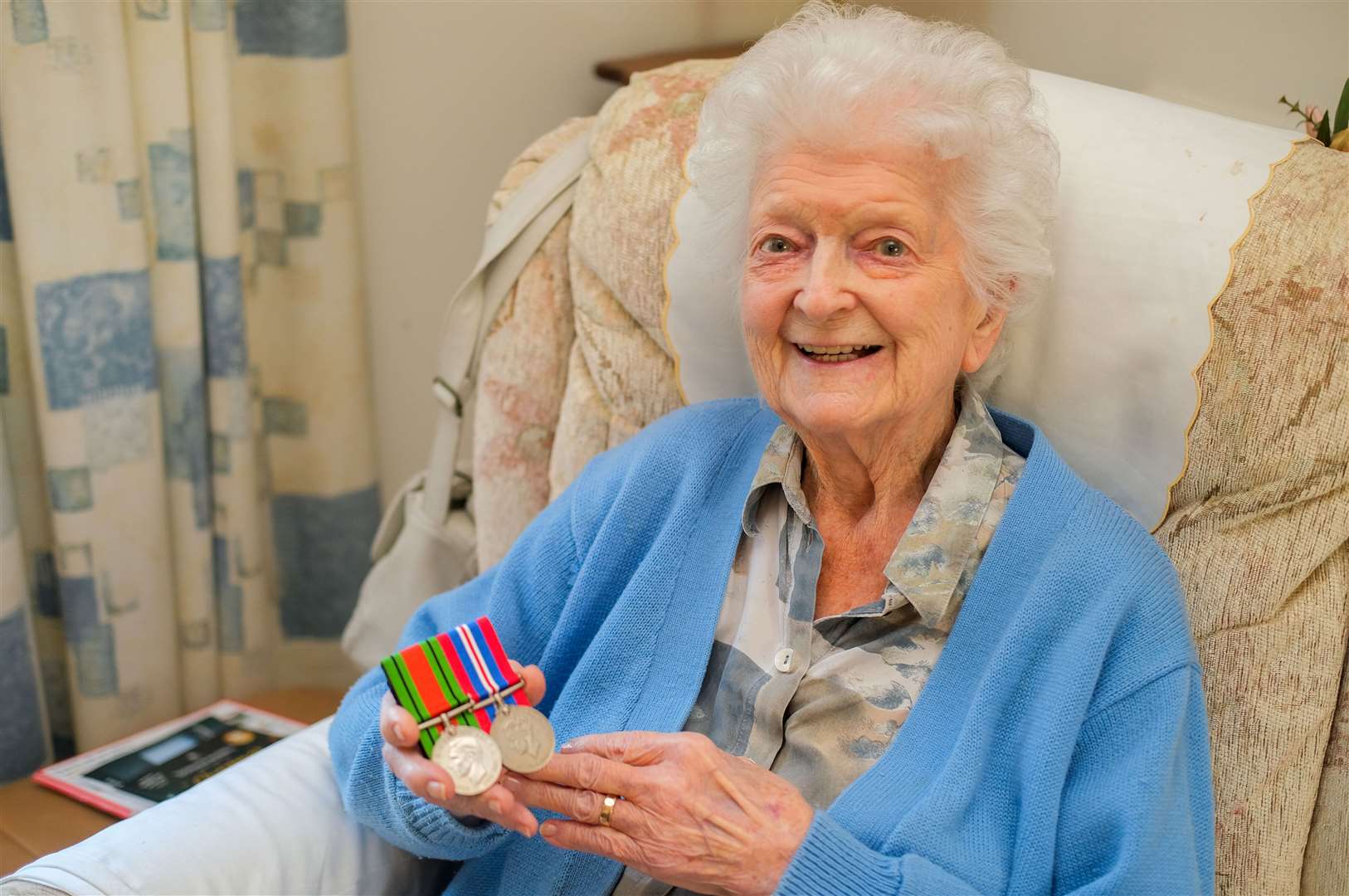Mary Cholwill pictured last year, aged 99