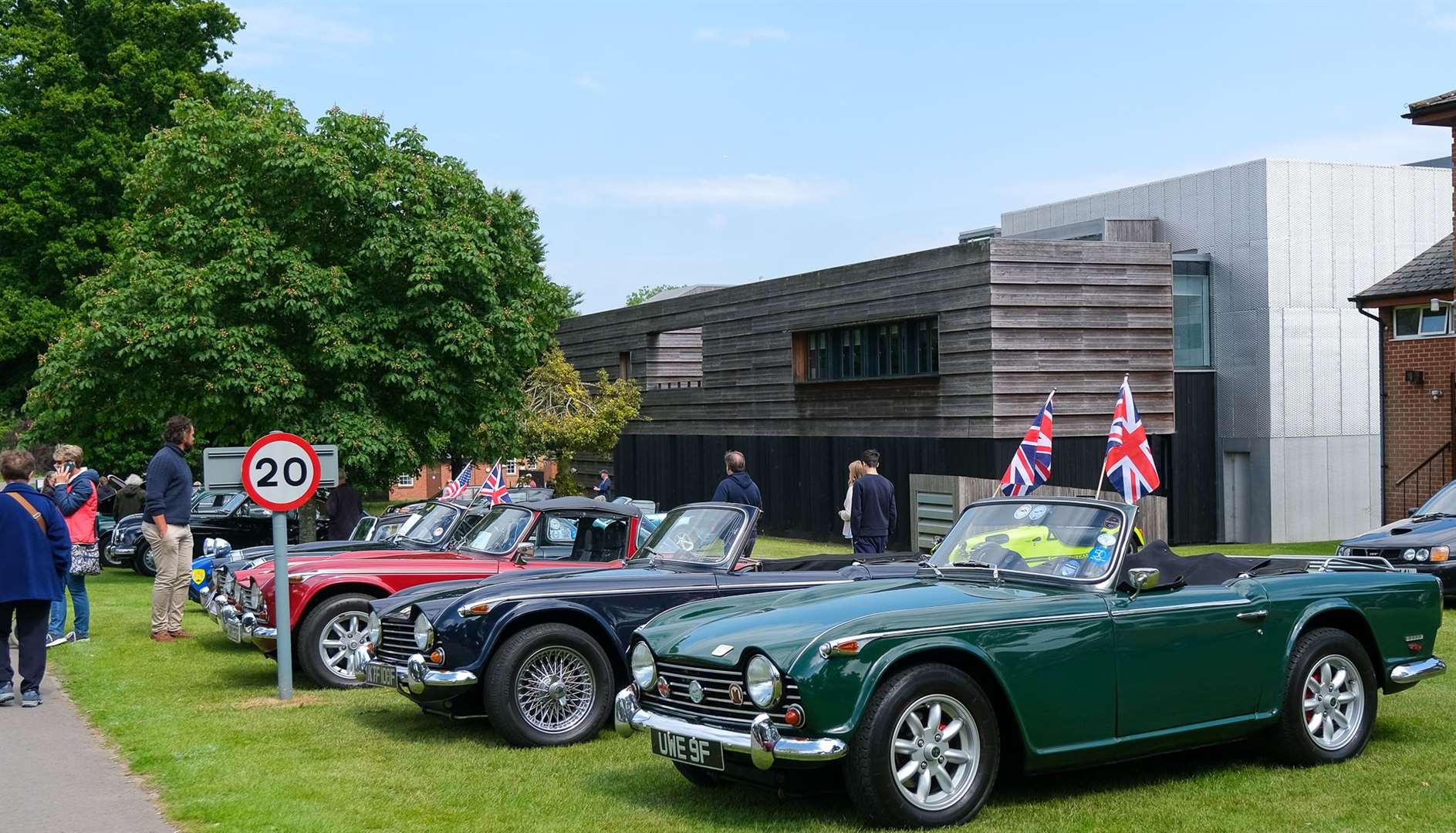 Pictures from the Pangbourne College Classic Car Show