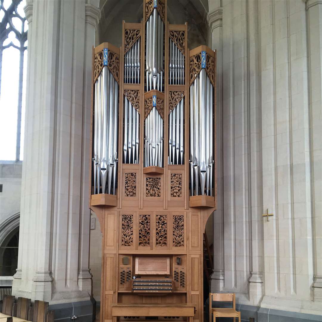 The Tickell organ at Douai Abbey