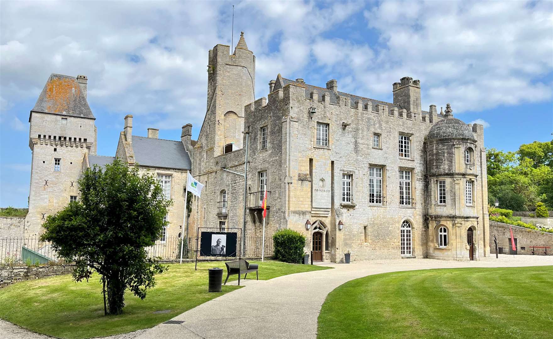The 11th-century Château de Creully. Credit: Mirek Gosney