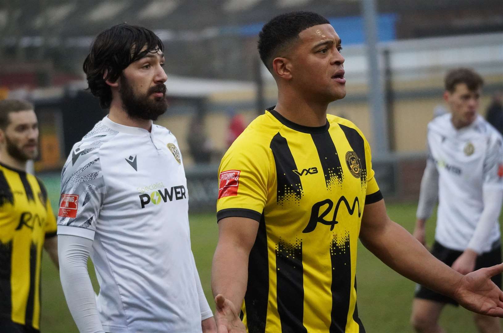 Matt Berry-Hargreaves in Hungerford's 3-0 win away at Tiverton - Photo: Viv Curtis