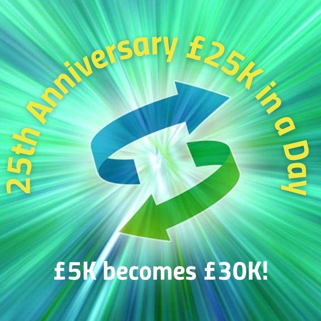 Greenham Trust is celebrating its 25th anniversary with these £25k in a day fundraising events