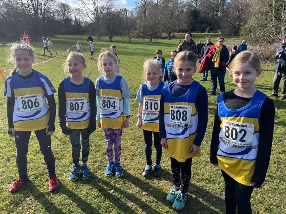 Under 9 girls were in fine form