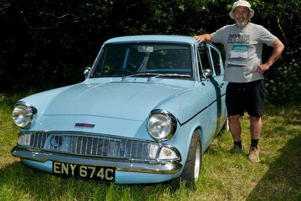 David Dry's Ford Anglia 105E Pic: Geoff FletcherPic: Geoff Fletcher