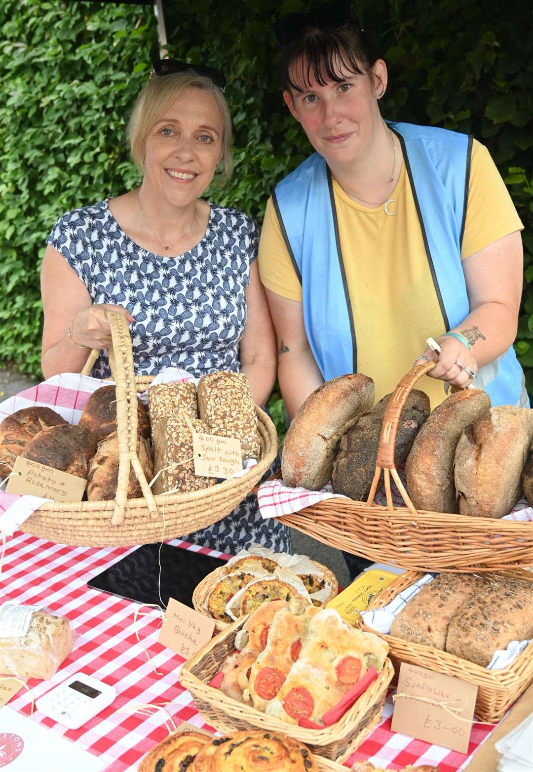 Tracy Faulkner and Tamara Laing at last year’s Hungerford Heritage Festival