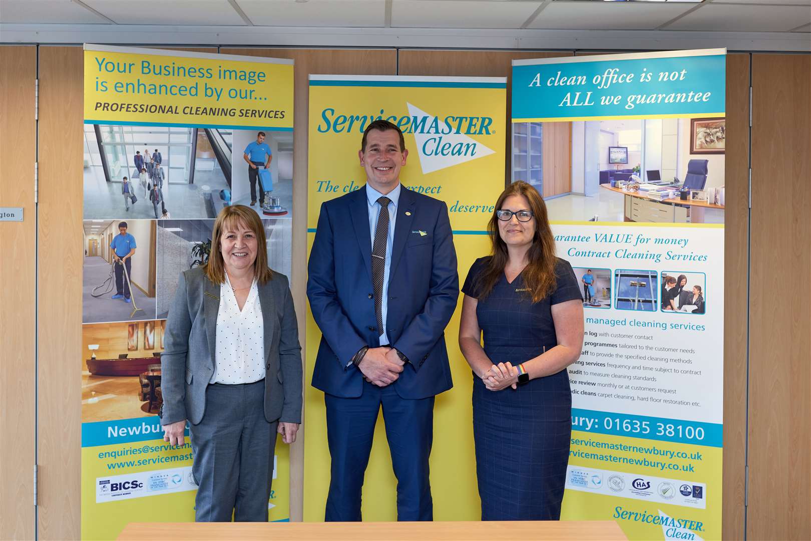 ServiceMaster Clean Newbury senior management team