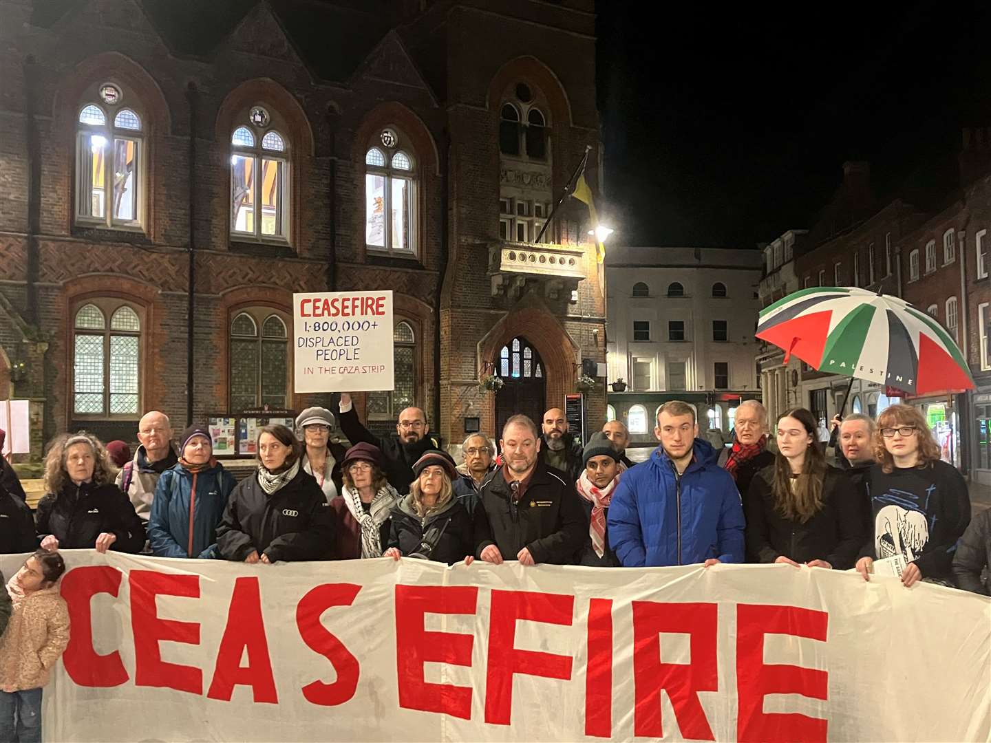 A peace vigil has been held in Newbury every Thursday for the past four months