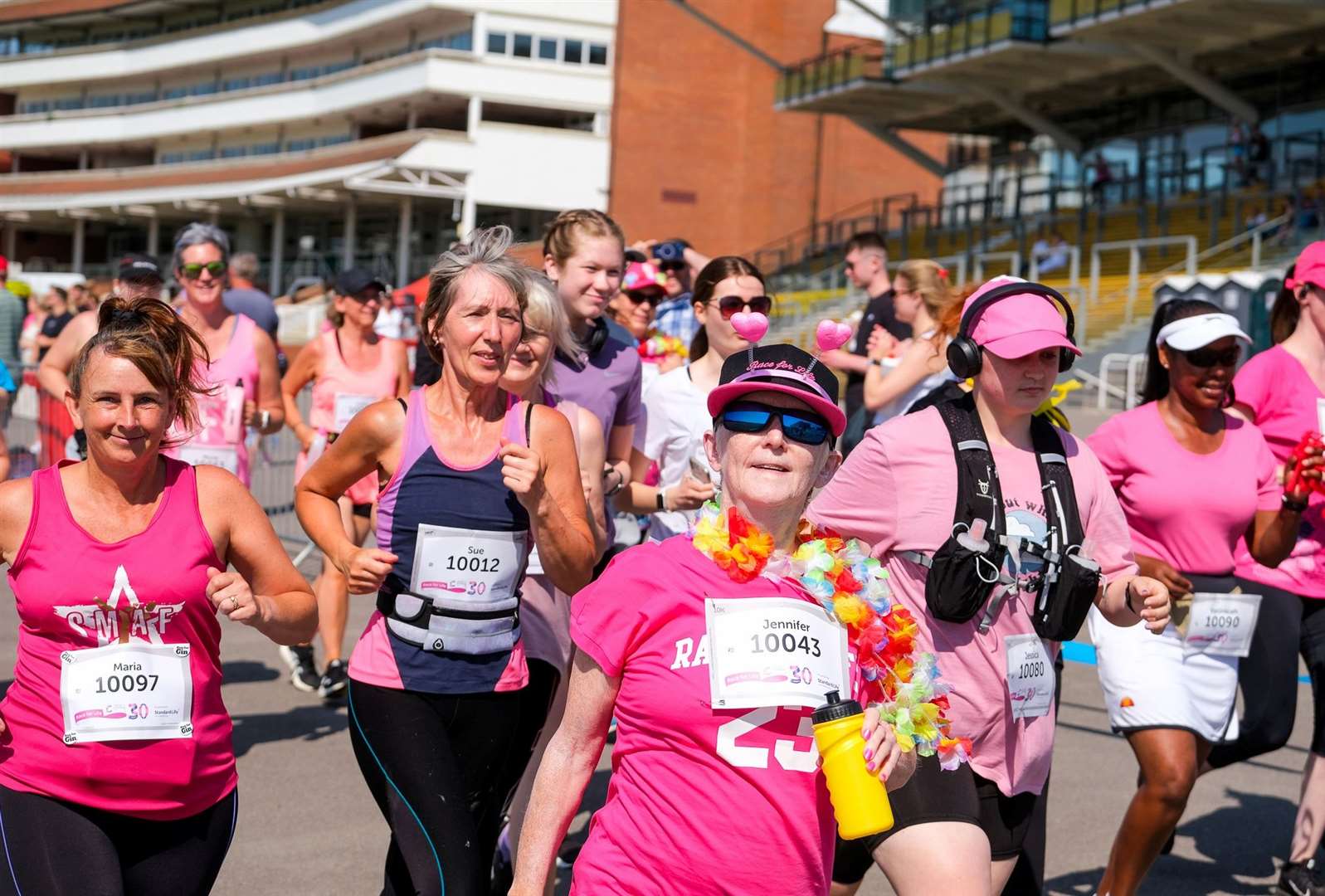 Start of the 10k at Newbury Race for Life