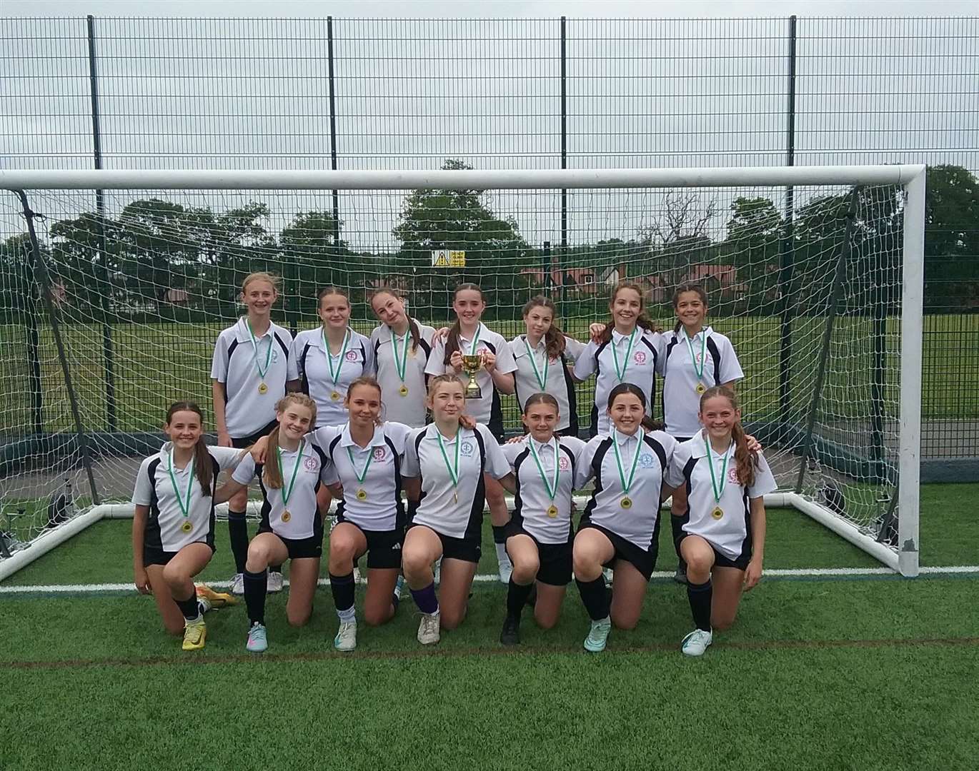 St Bart's U13 girls made history