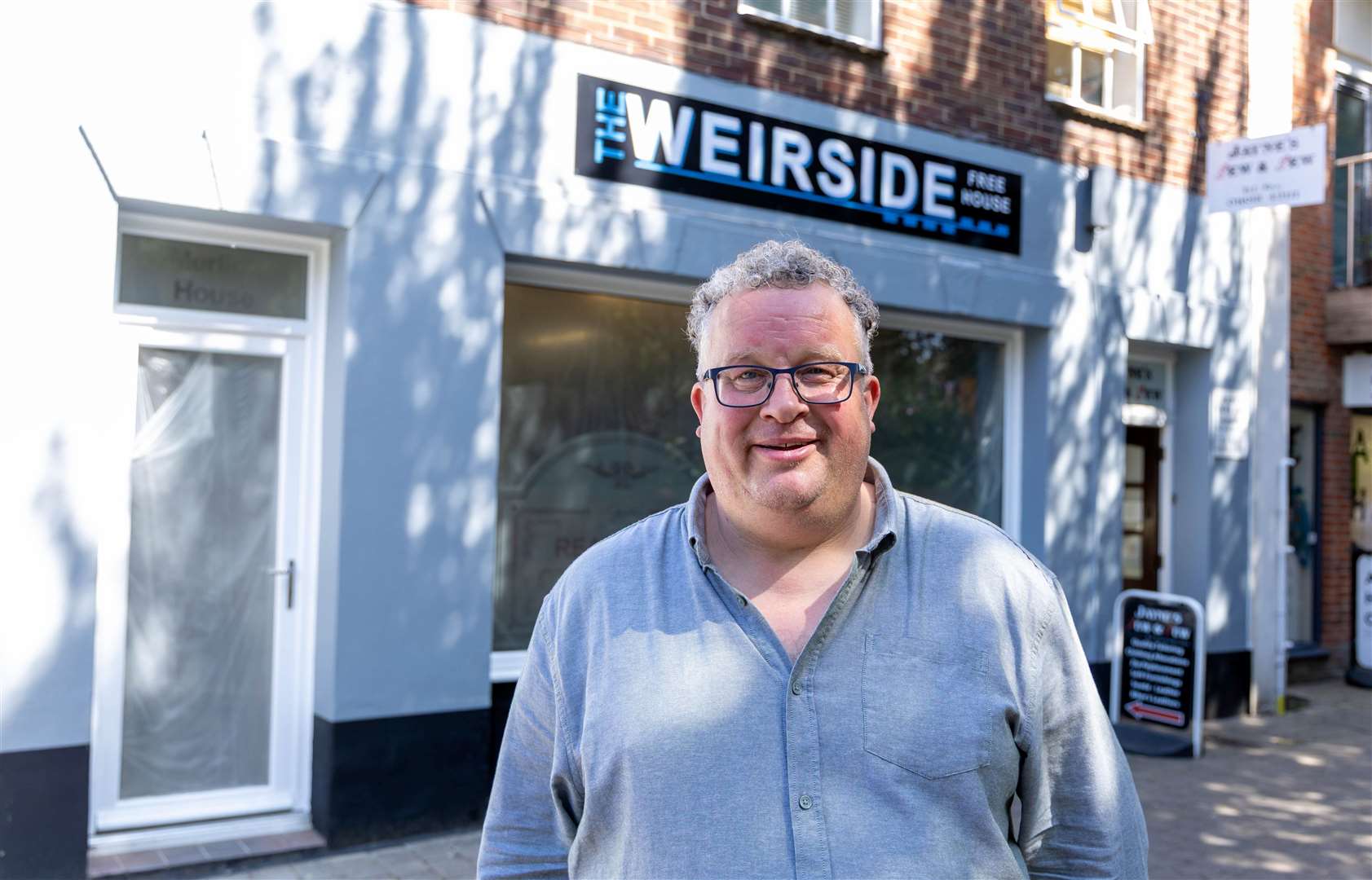 Mark Goldsmith, from Newbury, is the man behind The Weirside