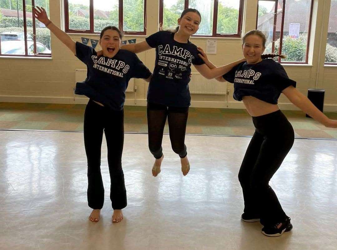 Ellen Trybulec, Emma Johnson and Cara Yeates