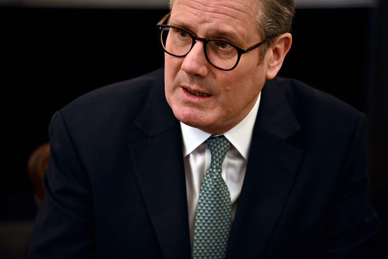 Sir Keir Starmer has called for a calm approach to the United States’ changed trade policy (Ben Stansall/PA)