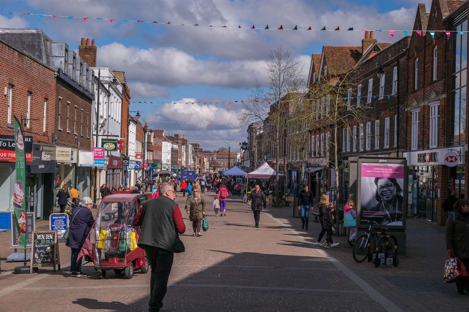 Northbrook Street in April.