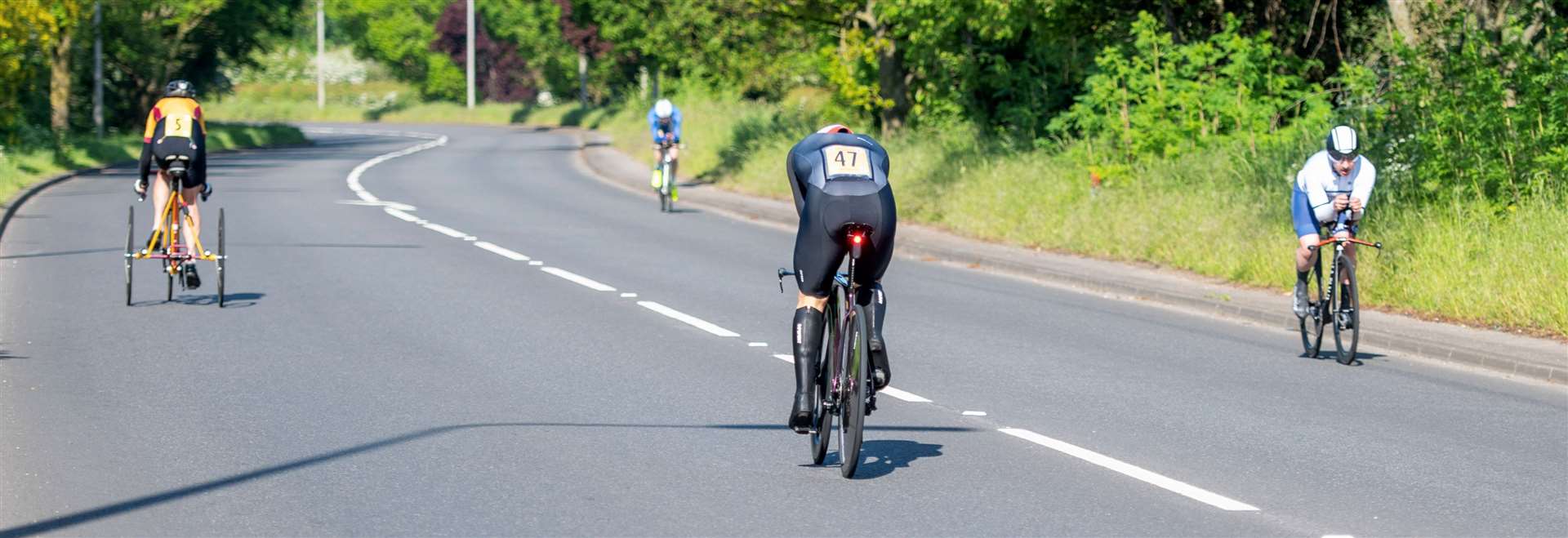 The time trial in full swing