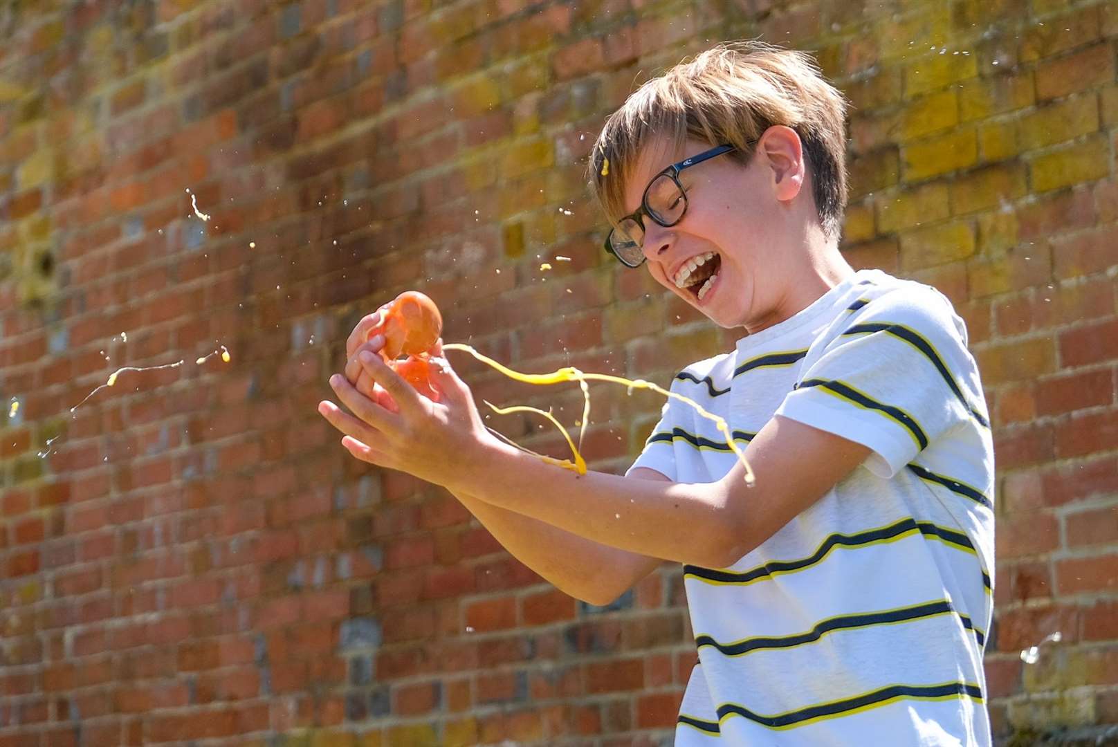 Egg throwing- gone wrong!