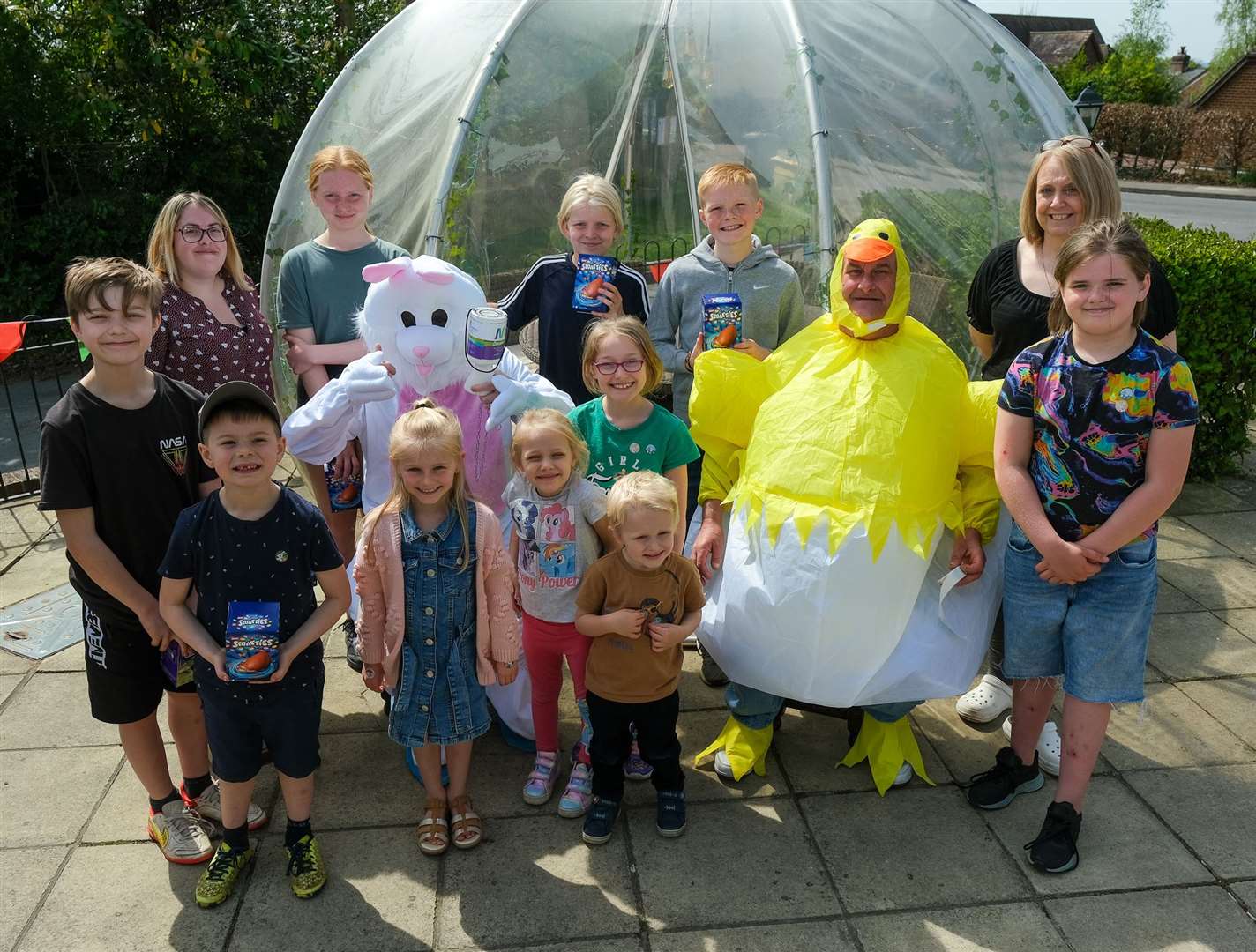 Easter egg hunt at The Castle Inn