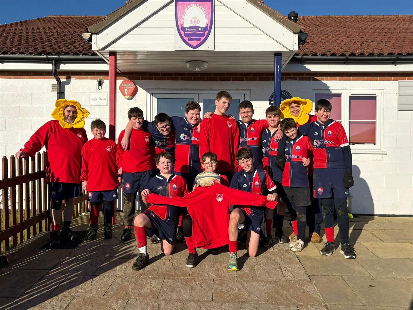 Thatcham RFC's youngsters raised over a grand for their tour