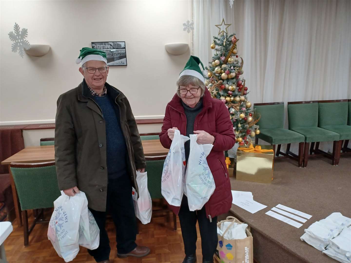 Ted and Daphne Angell, from CHAIN of Hungerford and organisers of the town's deliveries