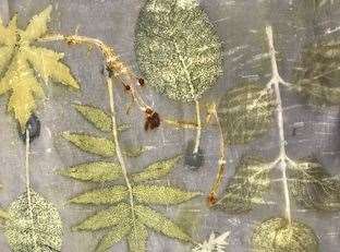 Chris Highnett eco printed fabric