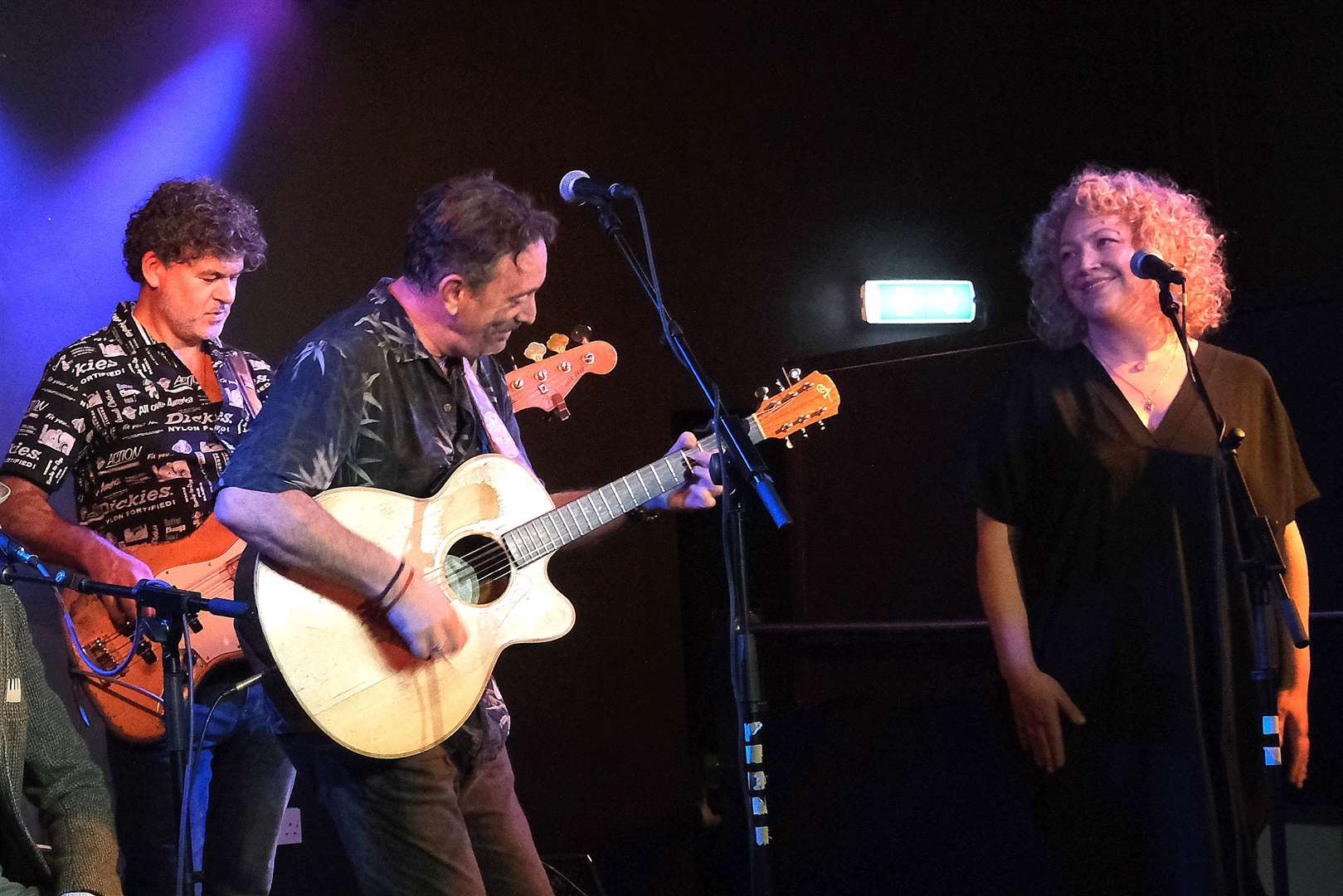 Maia Hendrickx guesting with Track Dogs, picture Richard Markham