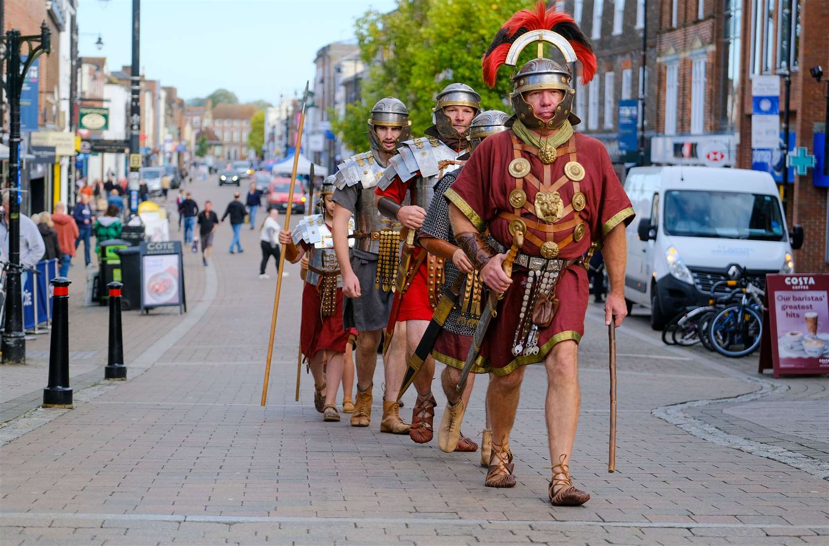 The Roman family fun day at West Berkshire Museum on Saturday