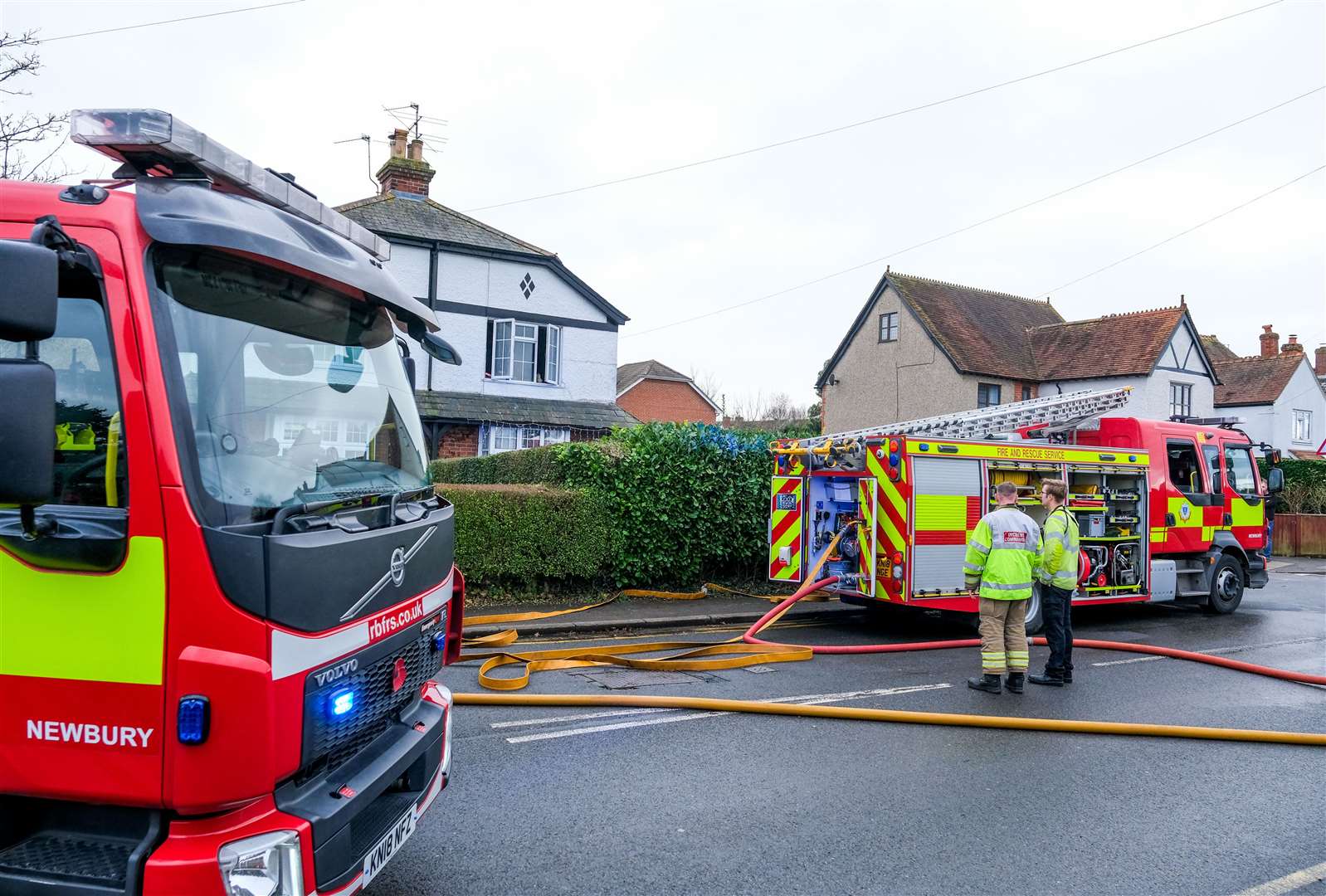 House fire on Enborne Road