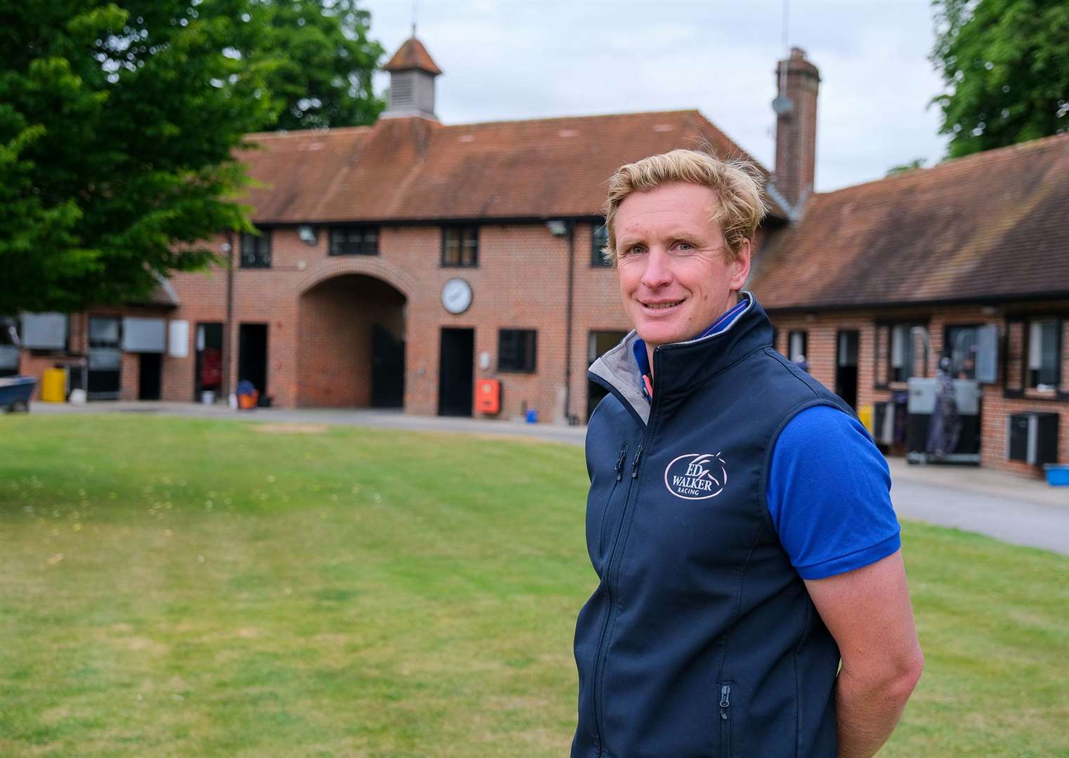 Ed Walker at his Kingsdown Stables in Lambourn