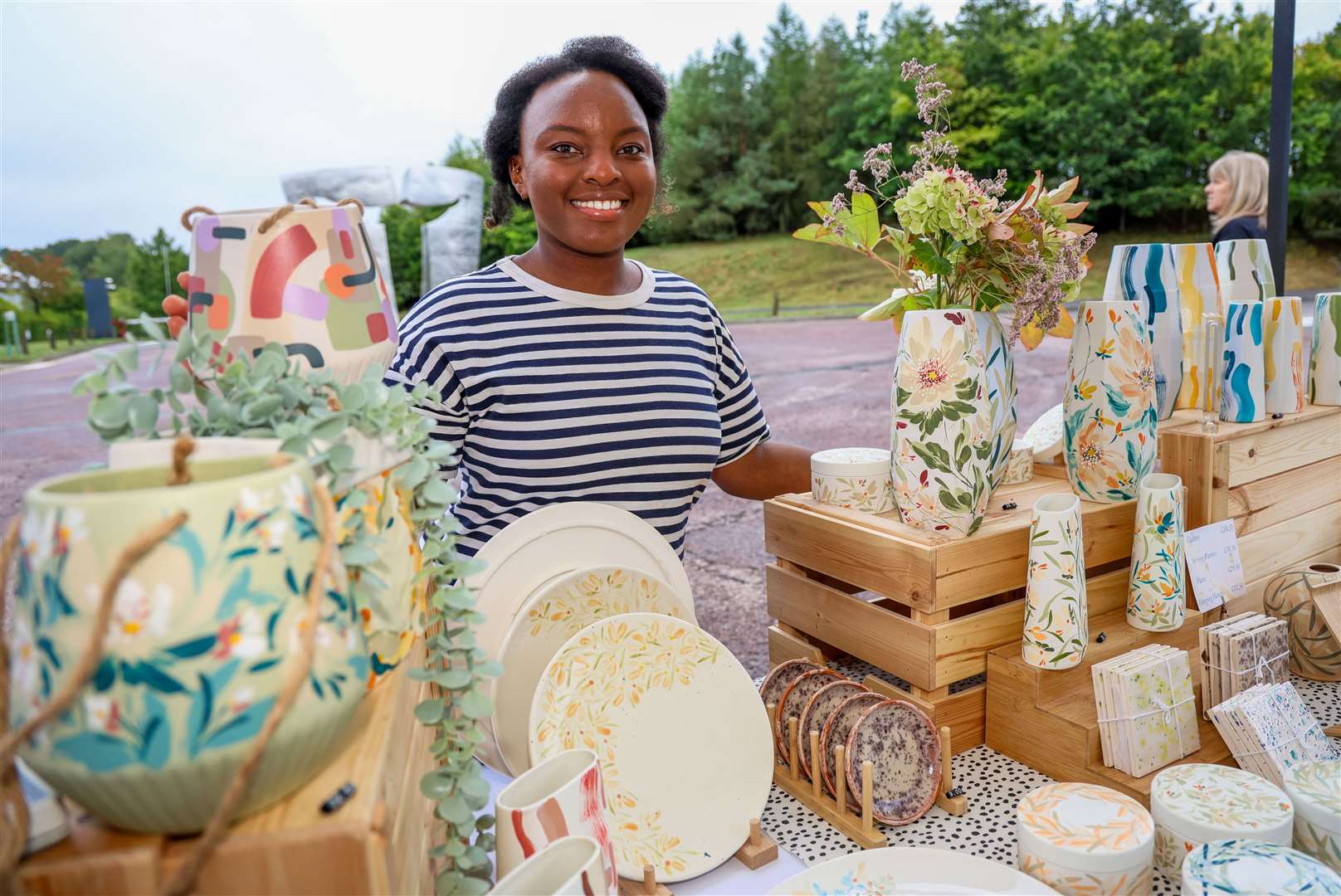 Art and Craft Festival Tasha samassuwo with her work