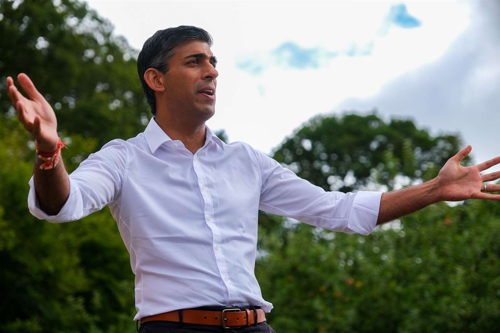 Rishi Sunak meets members of the local Conservative Association. (58858729)