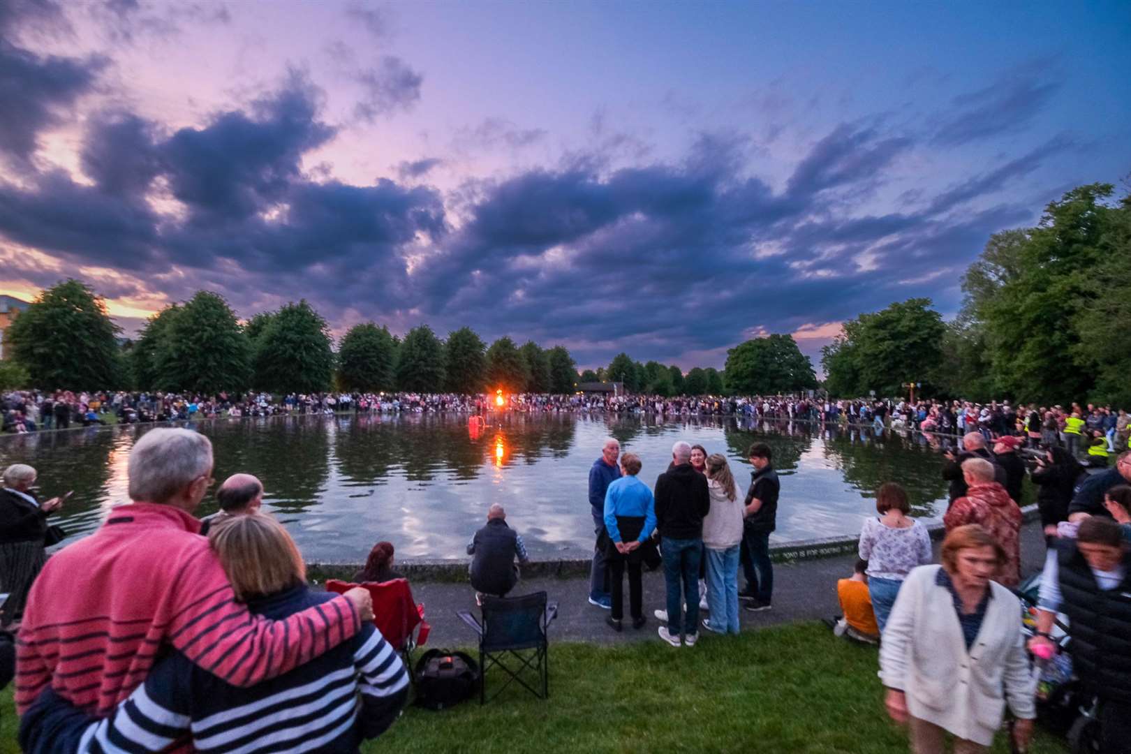 Queen's Platinum Jubilee celebrations beacon lighting at Victoria Park. (57079878)