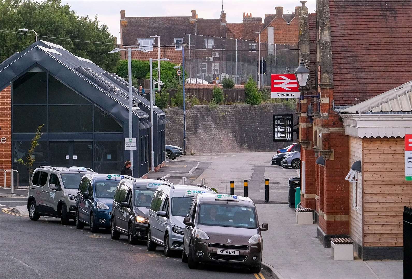 Commuters at Newbury railway station saw their trains cancelled at the last minute during this morning’s rush hour