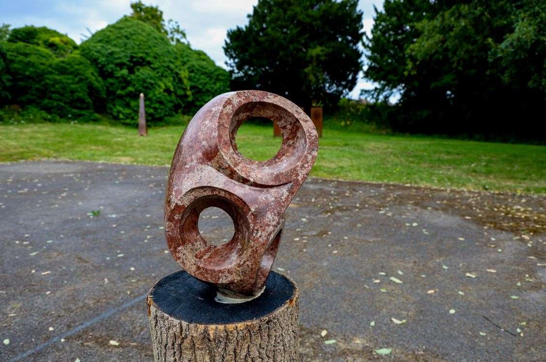 Altered States Sculpture Exhibition at Shaw House Tinei Mashaya - Wise Owl
