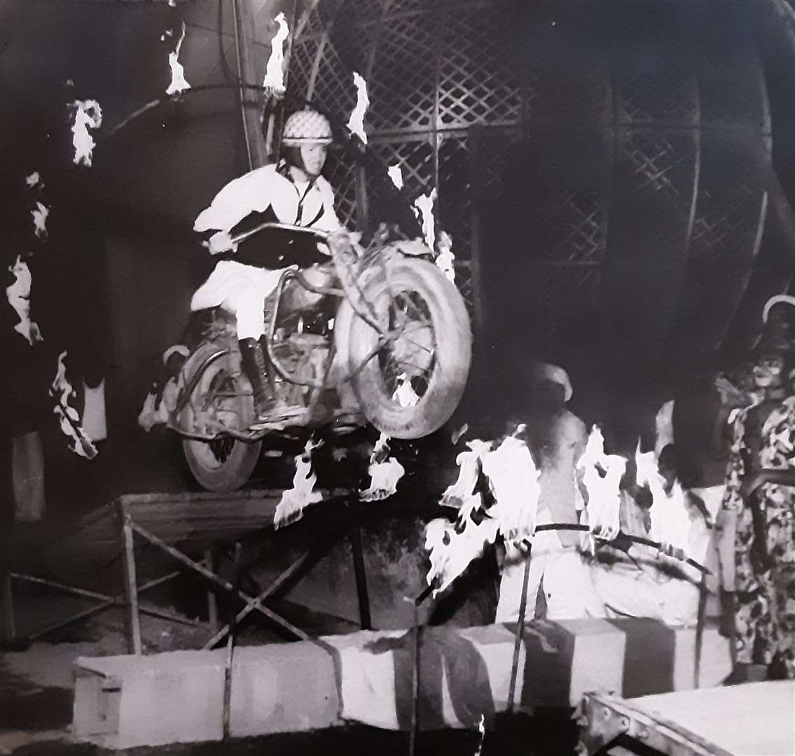Bill passing through the burning ring of fire