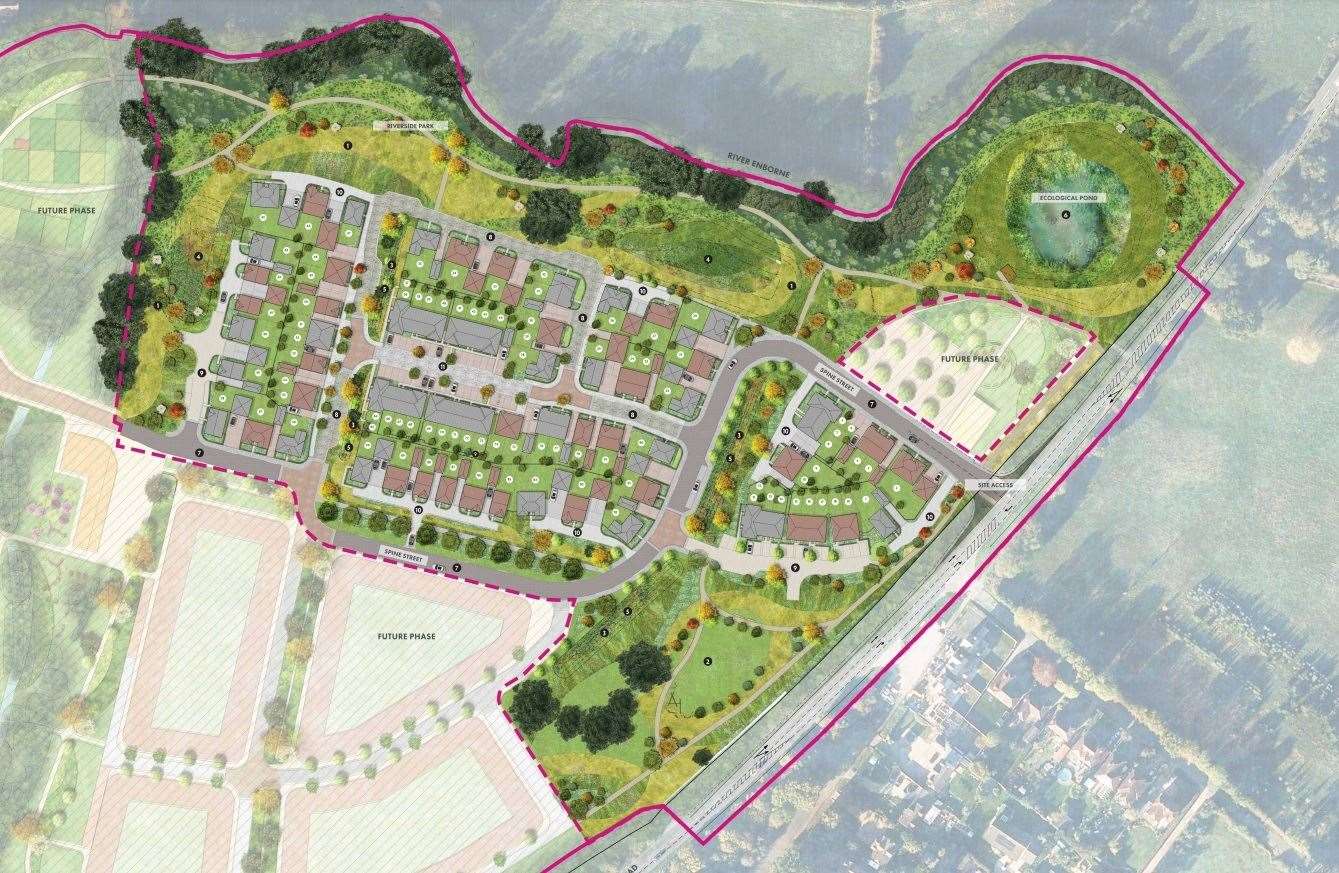 Phase 1 of the plans (Credit: Bewley Homes). (53144873)