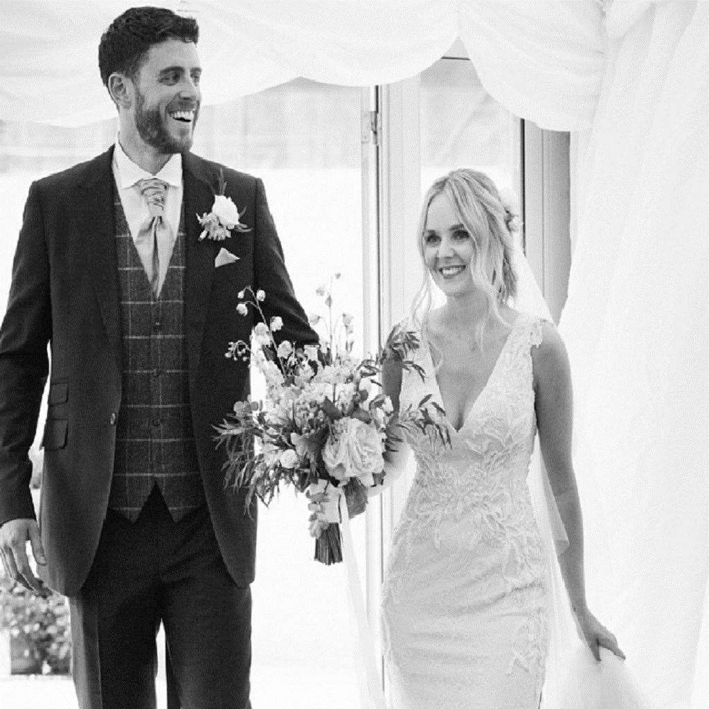 Andrew and Lissie Harper were married just four weeks before his death