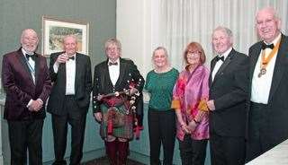 Frank Quinn, Maurice Franks, Dennis Shaw, Audrey Kelly, Ros Quinn, John Gleeson and Mike Cole