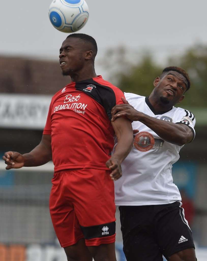 Nicholas Bignall challenges against Eastbourne on Saturday