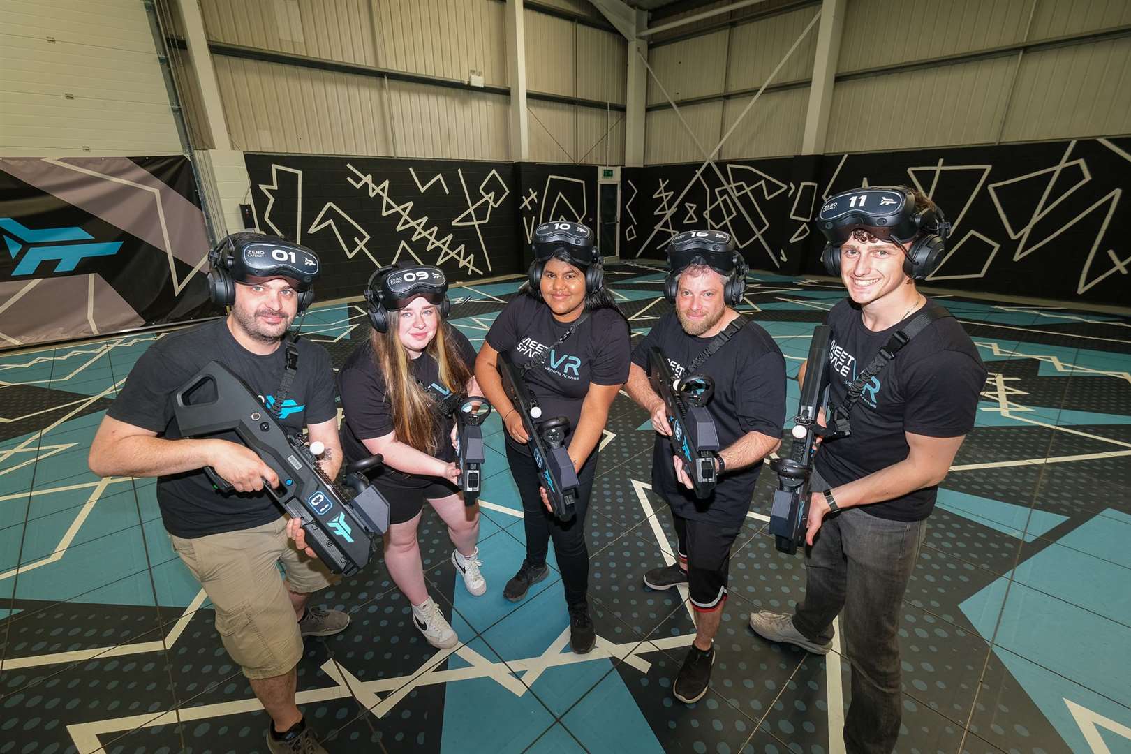 Thatcham's MeetspaceVR team are ready to go