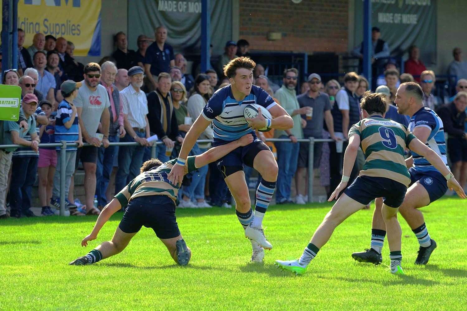 Blues on the attack