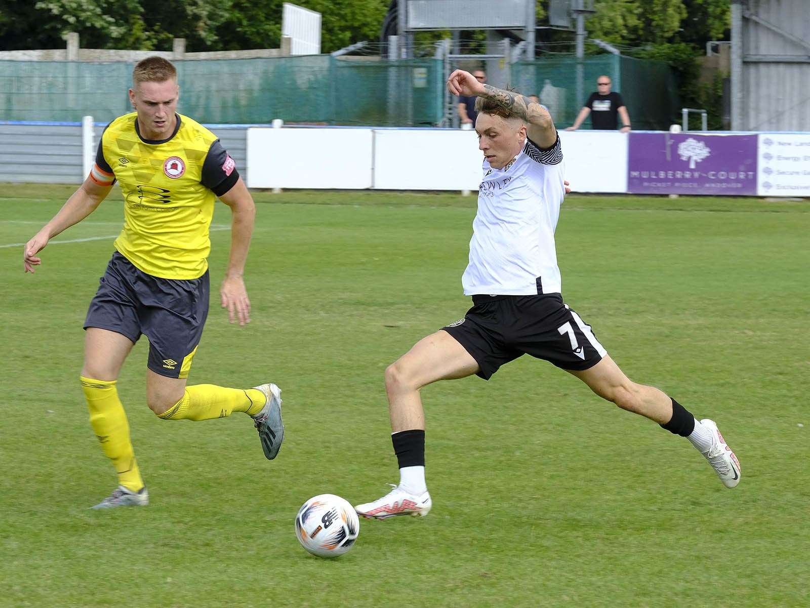 Joel Rollinson scored against his former club