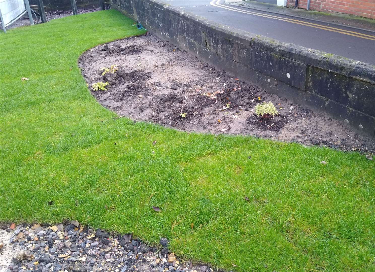 The damaged caused at Newbury Methodist Church