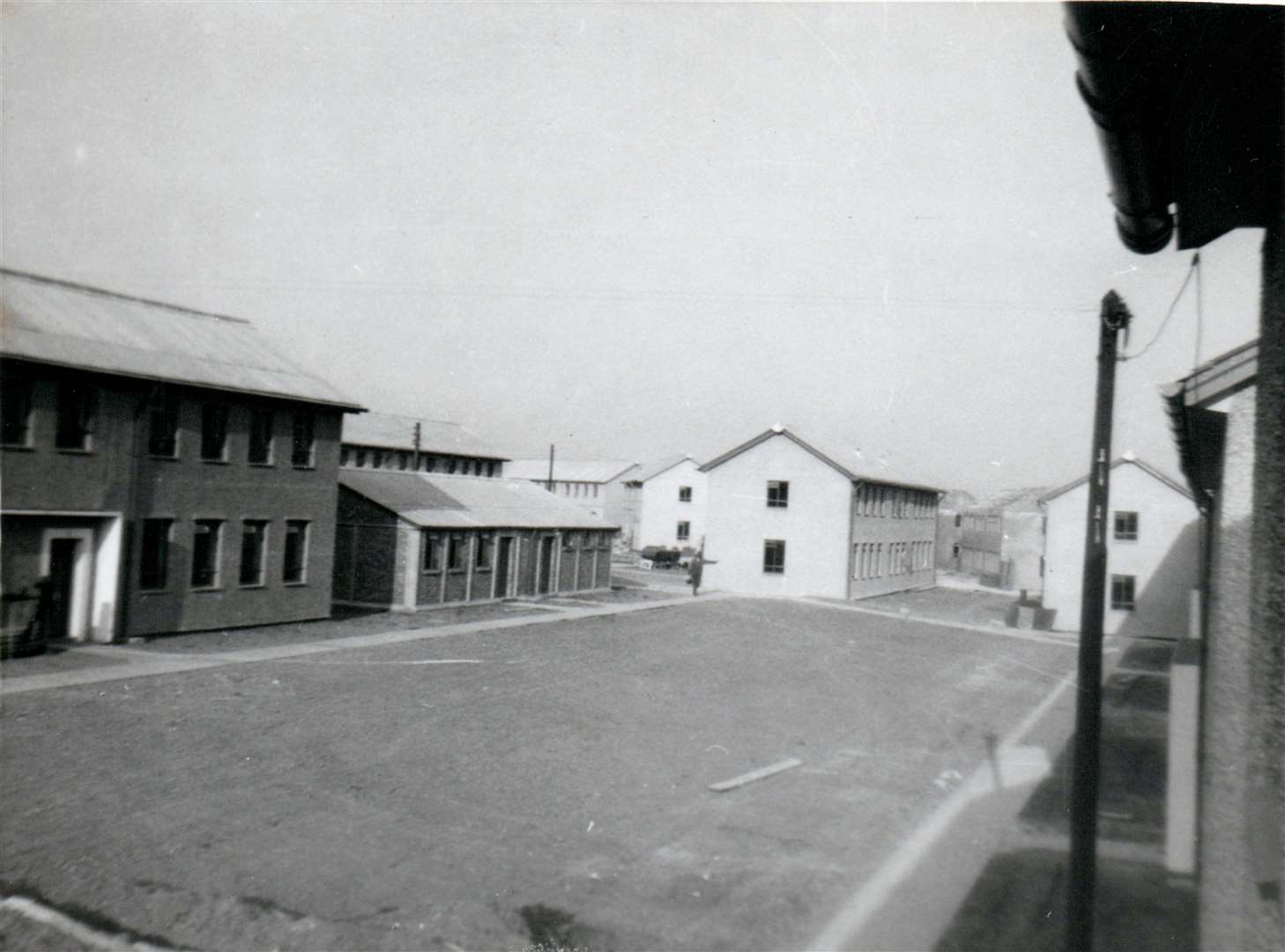 New barracks built at RAF Greenham Common, April 1953