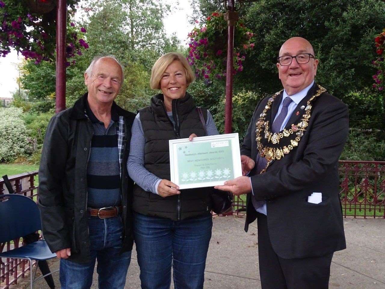 Southbys Allotment's Cate and Trevor Poore
